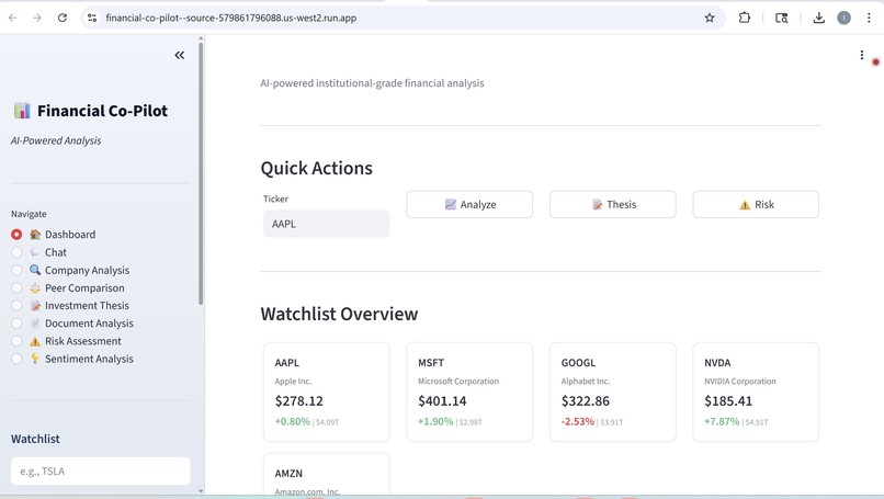 financial-co-pilot – screenshot 3