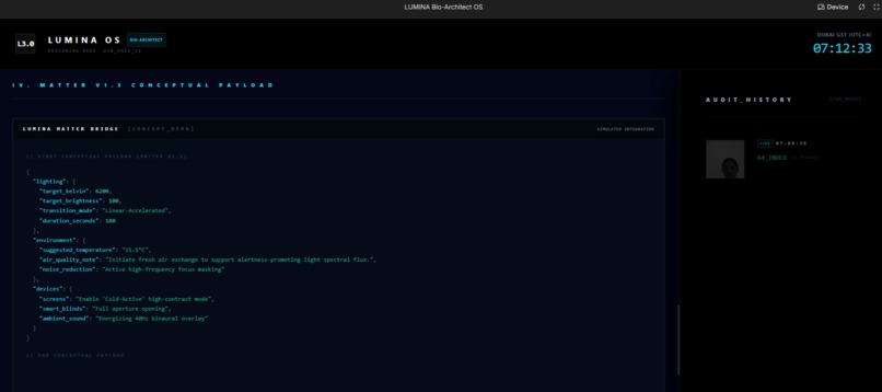 LUMINA: The Circadian Urban OS – screenshot 1