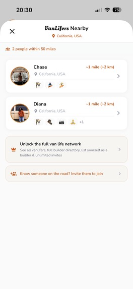 VanLifers Connect – screenshot 6