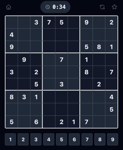 play_sudoku – screenshot 1