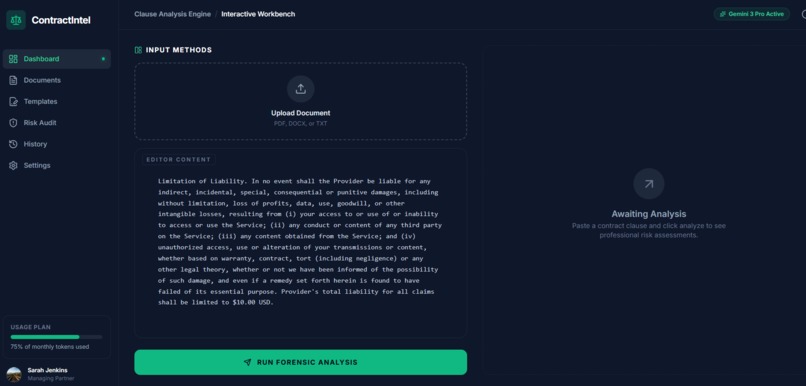 ContractIntel – screenshot 1