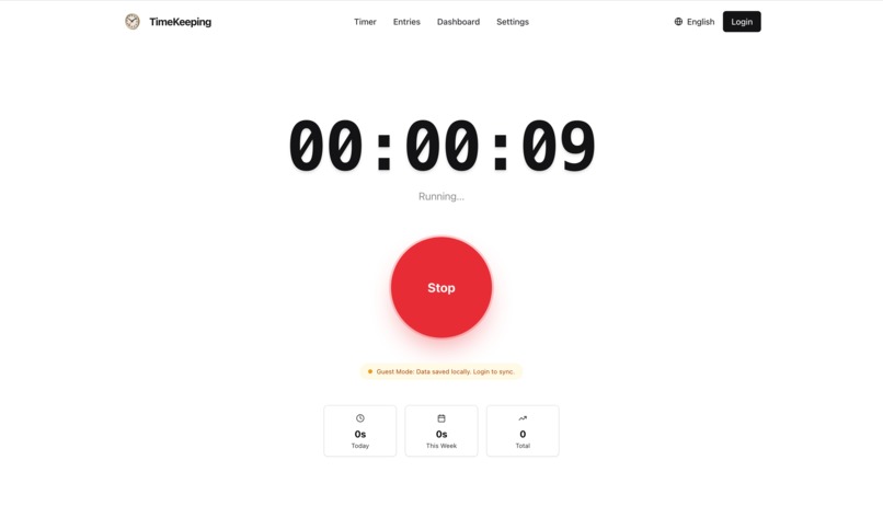 TimeKeeping – screenshot 3