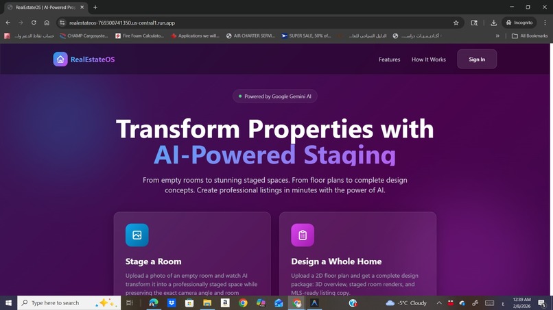 RealEstateOS – screenshot 1