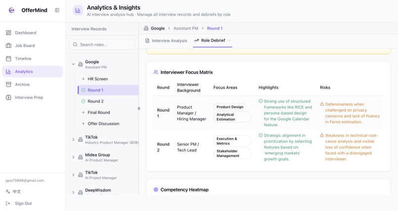 OfferMind — Think Like Candidates Who Get Offers – screenshot 5