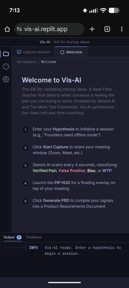 Vis-AI-Vis - Cursor for Product Managers – screenshot 1