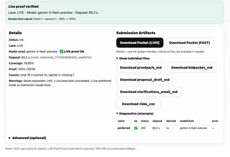 MatrixMint – screenshot 1