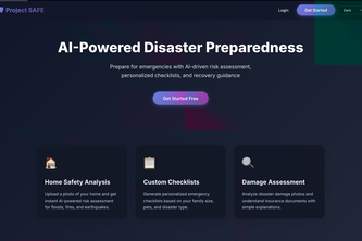 Project SAFE – AI Disaster Preparedness Assistant