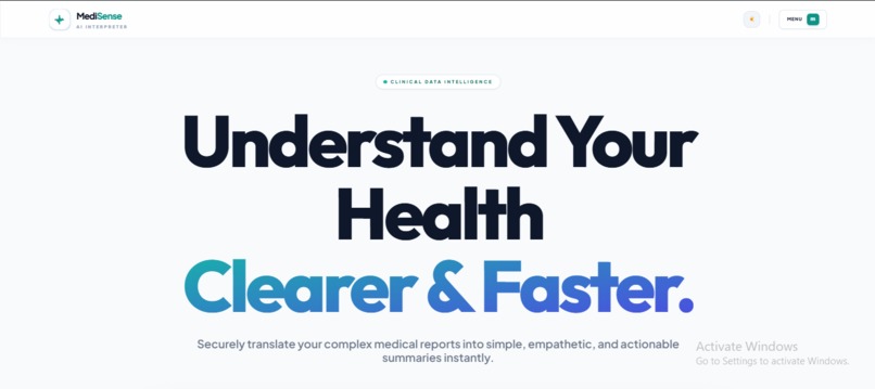 Medi-Sense: Medical Report Interpreter – screenshot 2
