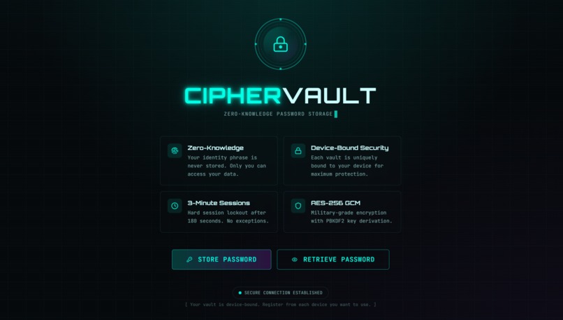 Secret-key-vault – screenshot 1