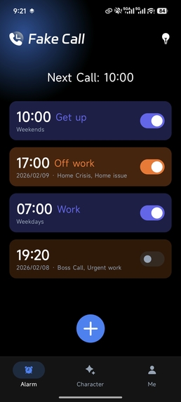 FakeCall – screenshot 1