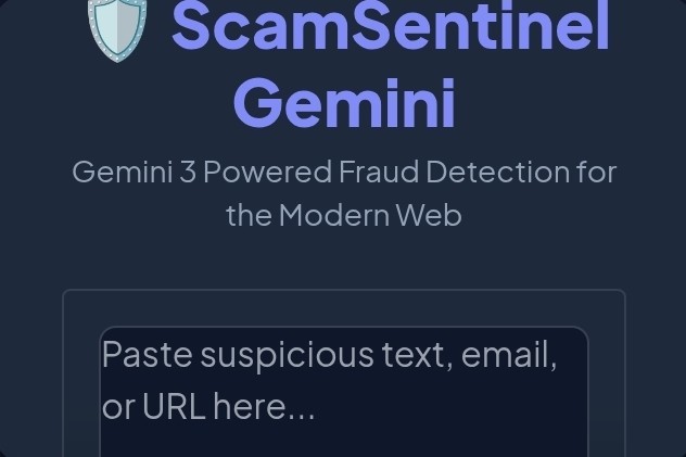 Scamsentinel Gemini  – screenshot 1