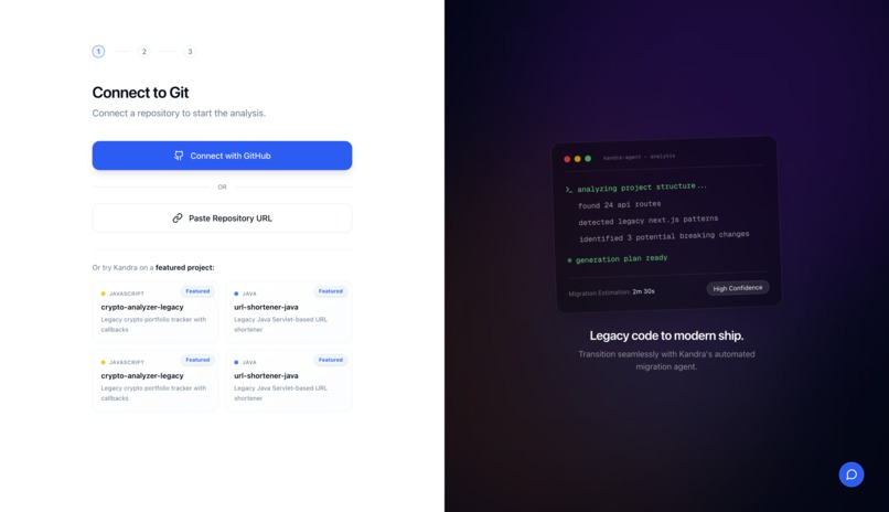Kandra: The Agentic Mind for Legacy Codebase Migration – screenshot 1