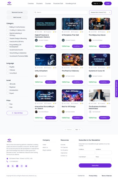 WeVersity (Learn to Earn Platform) – screenshot 4
