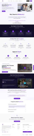 WeVersity (Learn to Earn Platform) – screenshot 2