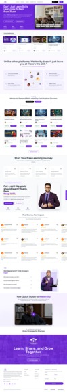 WeVersity (Learn to Earn Platform) – screenshot 1
