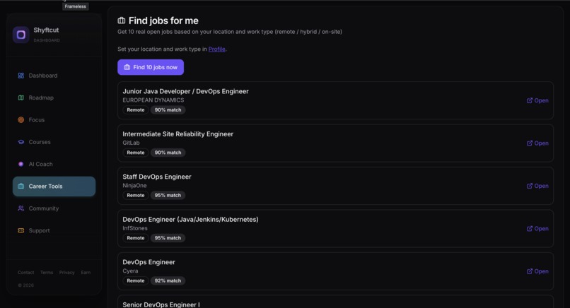 Shyftcut | Your 90-second career shift, powered by Gemini 3 – screenshot 12