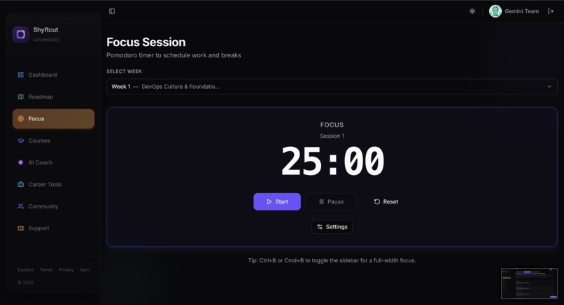 Shyftcut | Your 90-second career shift, powered by Gemini 3 – screenshot 8
