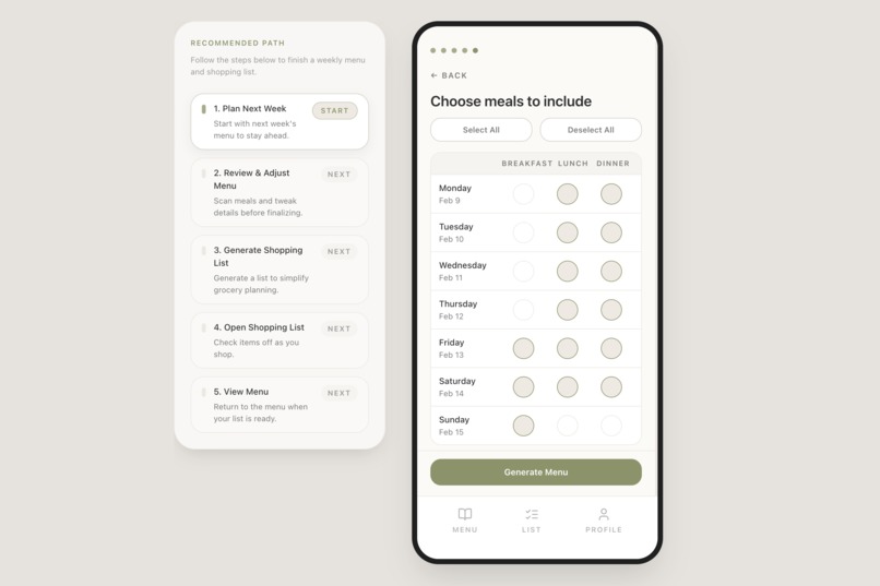   OMenu — Planning, Shopping, Cooking for Every Family – screenshot 2