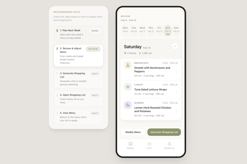   OMenu — Planning, Shopping, Cooking for Every Family – screenshot 1