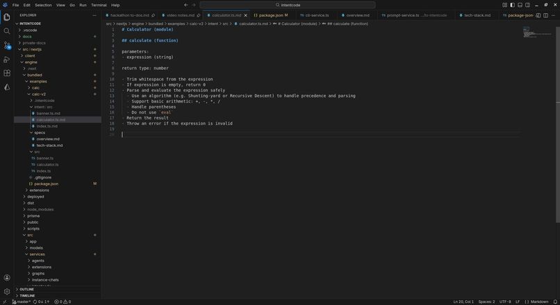 IntentCode – screenshot 3