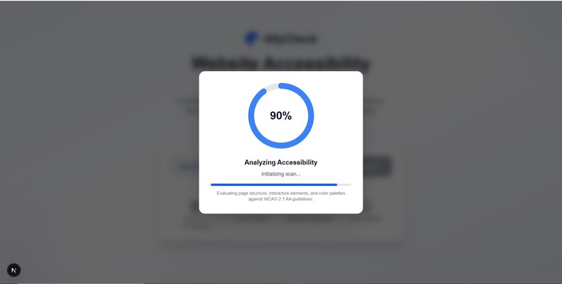 AllyCheck – Web Accessibility Scanner – screenshot 1