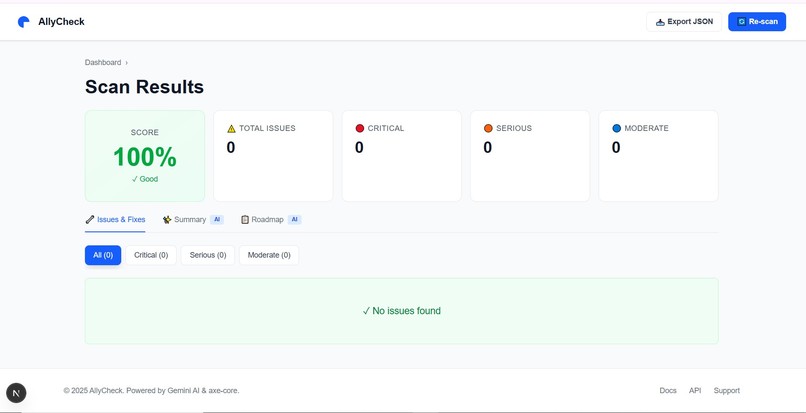 AllyCheck – Web Accessibility Scanner – screenshot 2