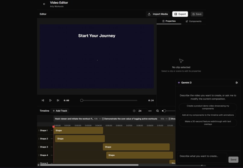 Scenery - AI Video Generation from GitHub Repos – screenshot 3