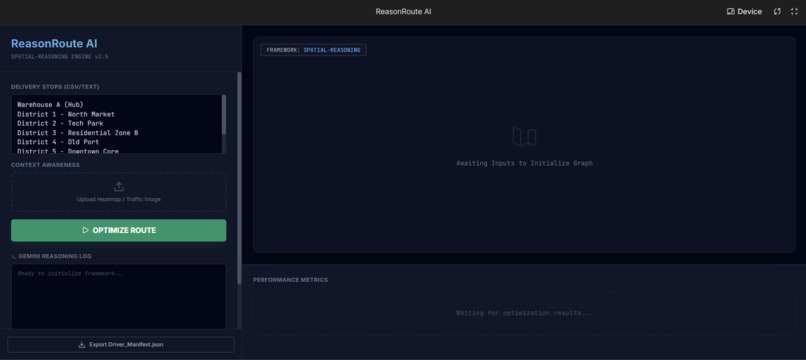 ReasonRoute AI – screenshot 1