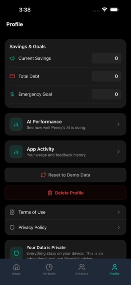 PENNY - Portfolio Aggregation & Intelligence Platform – screenshot 12