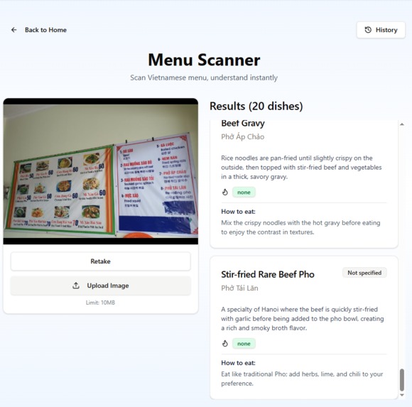 Phở.AI: Your ALL-IN-ONE Vietnamese Food Assistant – screenshot 3