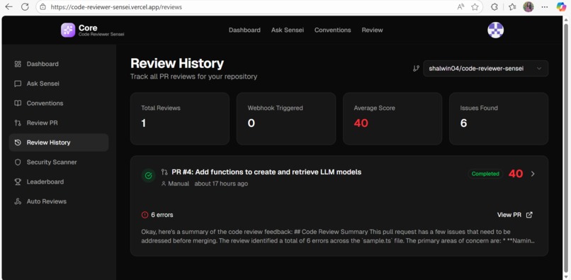 CoRe | COde REviewer sensei – screenshot 13