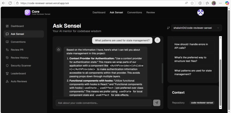 CoRe | COde REviewer sensei – screenshot 9