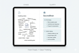 SecondBrain – Turn Chaos into Clear Thinking