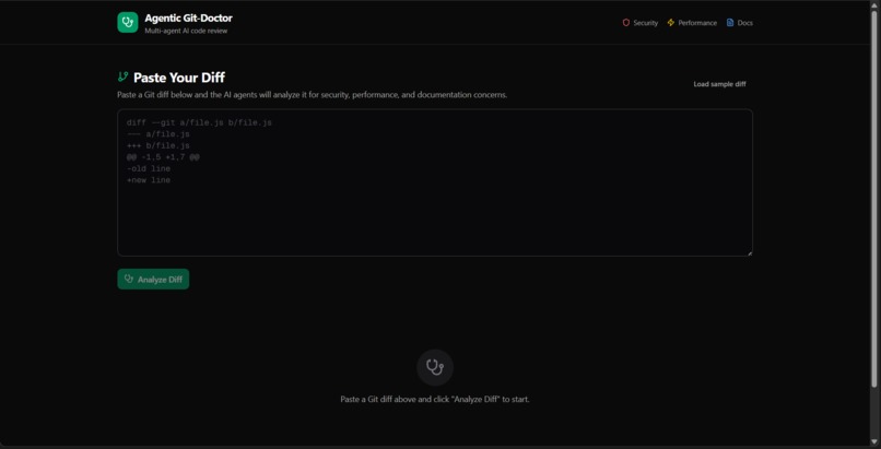 Agentic Git-Doctor – screenshot 1
