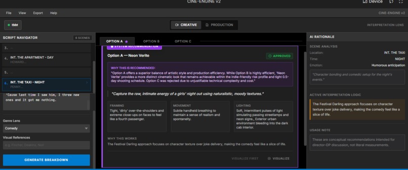 Cine-Engine – screenshot 1