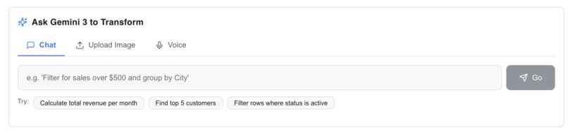 Gemini Data Wrangler – screenshot 4