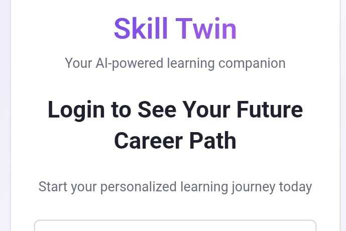 SkillTwin – screenshot 1