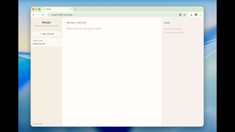 Margin – screenshot 2