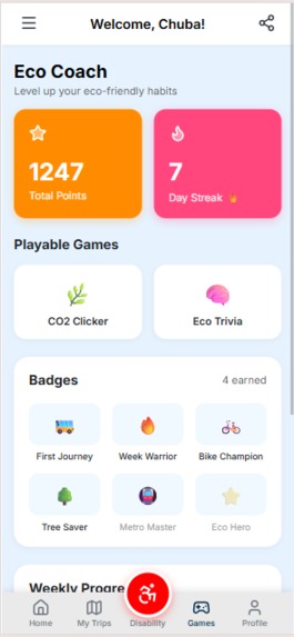 Accessible Transit and Climate Efficiency App – screenshot 13
