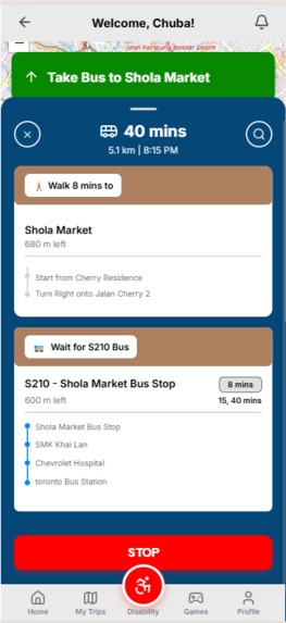 Accessible Transit and Climate Efficiency App – screenshot 10