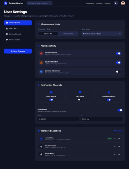 Sentinel Weather – screenshot 1