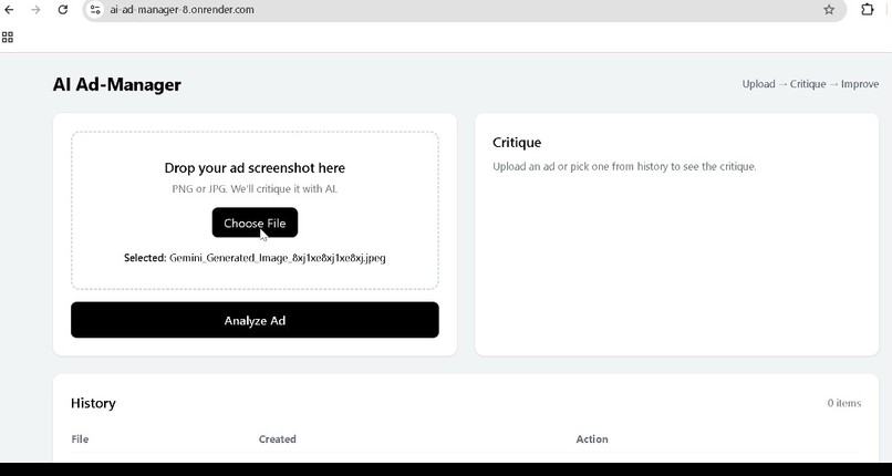 AI-Ad-manager  – screenshot 1