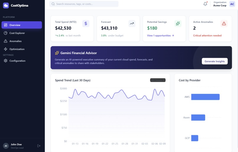 OptiCloud – screenshot 5