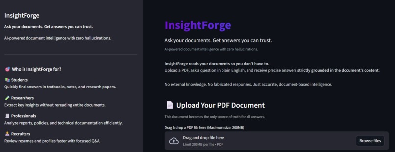 InsightForge – screenshot 1