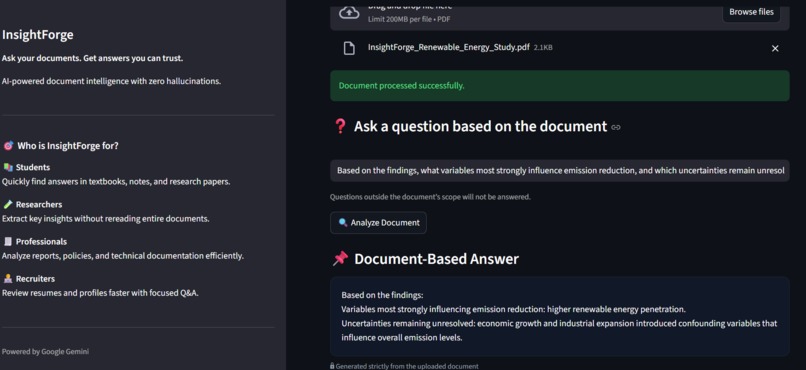 InsightForge – screenshot 2