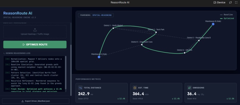 ReasonRoute AI – screenshot 2