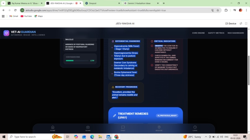 JEEV-RAKSHA AI – screenshot 2