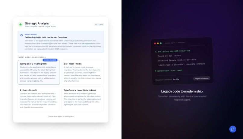 Kandra: The Agentic Mind for Legacy Codebase Migration – screenshot 2