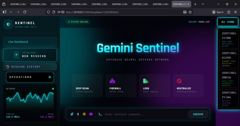 Gemini Sentinel v3.0 – screenshot 1