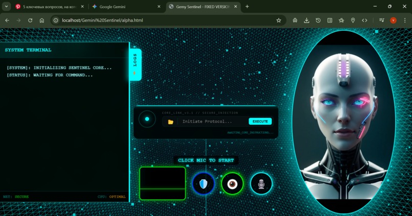 Gemini Sentinel v3.0 – screenshot 3